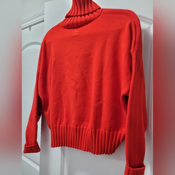 Adidas x IVY PARK red sweater with three pink stripes, size Small - Picture 8 of 8